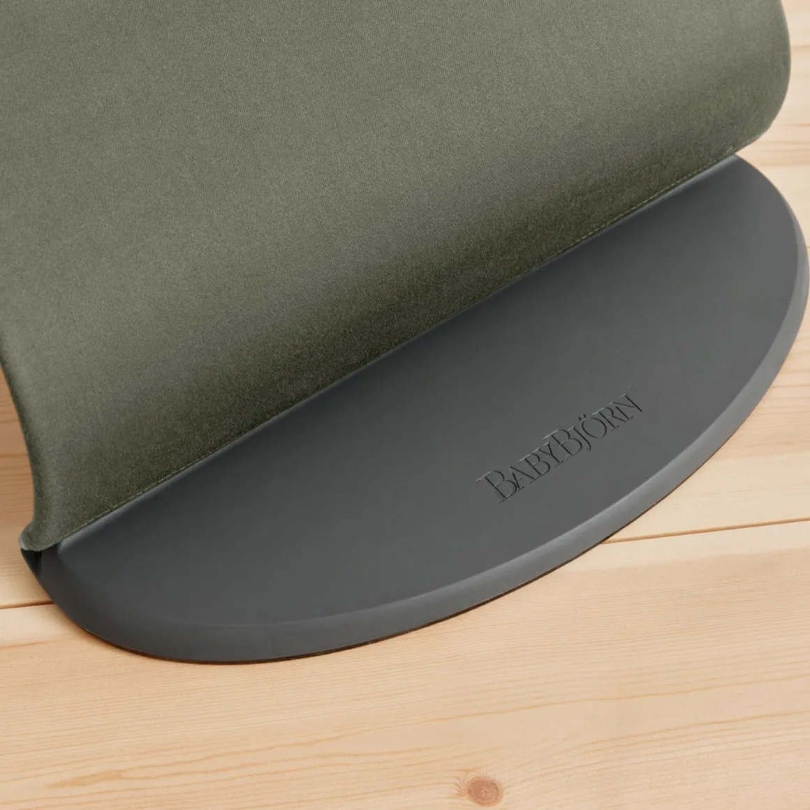 BabyBjörn Bliss Skråstol Woven Bladmønstret Quilt, Mørkegrøn
