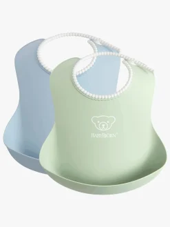 Babybjörn Hagesmæk 2-pak, Lysegrøn/Lyseblå