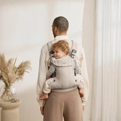 BabyBjörn Harmony Bæresele Woven, Light Beige Melange