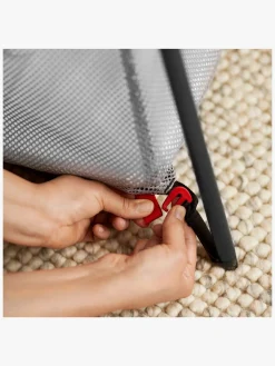 BabyBjörn Light Weekendseng, Silver inkl Overtrækslagen