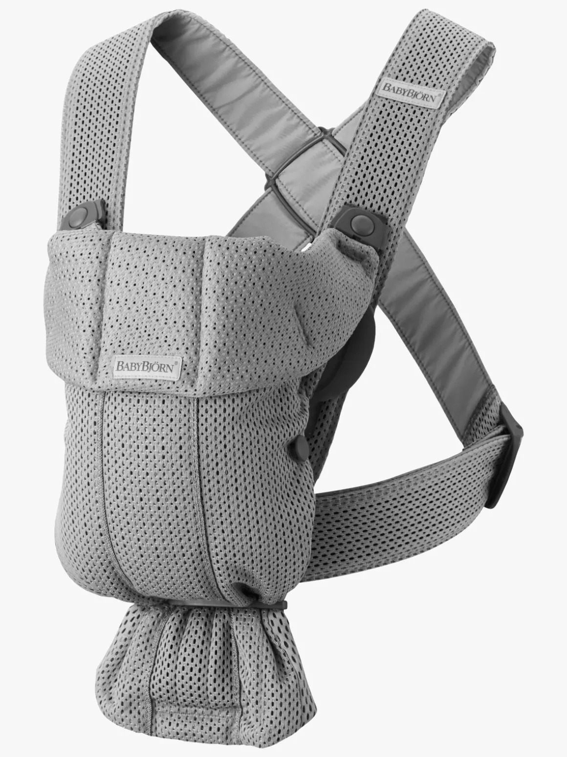 BabyBjörn Mini Bæresele 3D Mesh, Grå