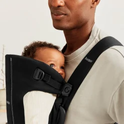 Babybjörn Mini Bæresele Woven, Sort