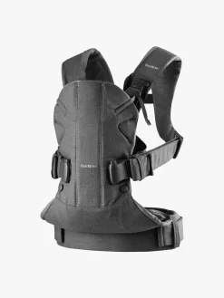 BabyBjörn One Bæresele Cotton Mix, Denim/Mørkegrå
