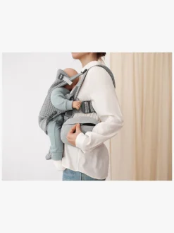 BabyBjörn Opbevaringslomme Bæresele Woven, Light Grey Melange