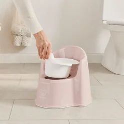 BabyBjörn Pottestol, Powder Pink/White
