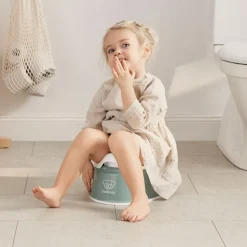 BabyBjörn Smart Potte, Deep Green/White