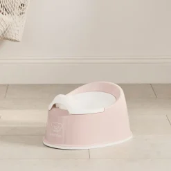 BabyBjörn Smart Potte, Powder Pink/White