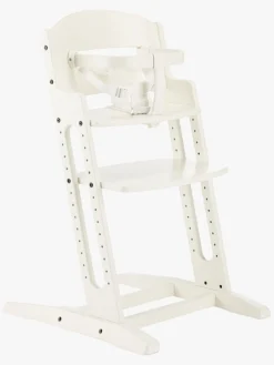 BabyDan Danstolen Højstol Hvid inkl Bøjle & Rem