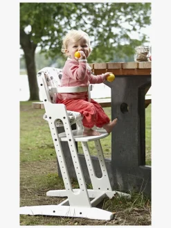 BabyDan Danstolen Højstol Hvid inkl Bøjle & Rem