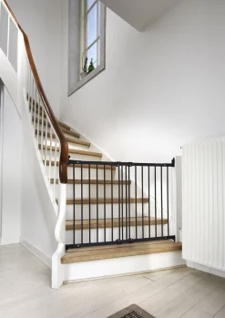 BabyDan Flexi Fit Skruegitter Metal, Sort