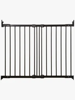 BabyDan Flexi Fit Skruegitter Metal, Sort