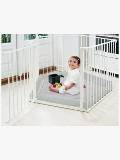 BabyDan Kravlegård Flex inkl. Legetæppe Hvid