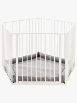 BabyDan Kravlegård Flex inkl. Legetæppe Hvid