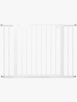 BabyDan Premier Sikkerhedsgitter + 4 Forlængerdele, Hvid