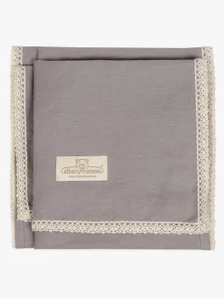 BabyMatex Babytæppe i Hør 75 x 100 cm, Mørkegråt