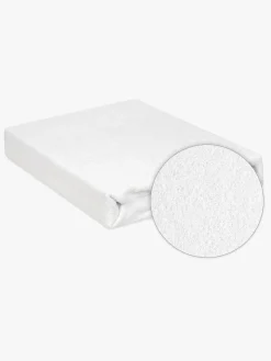 BabyMatex Classic Frotté Stræklagen til Juniorseng 70x140 cm, Hvid