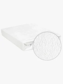 BabyMatex Frotte Vandtæt Stræklagen til Tremmeseng 40 x 90 cm, Lysegrå