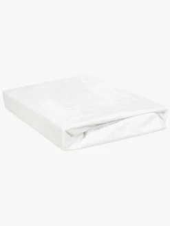 BabyMatex Frotte Vandtæt Stræklagen til Tremmeseng 40 x 90 cm, Hvid