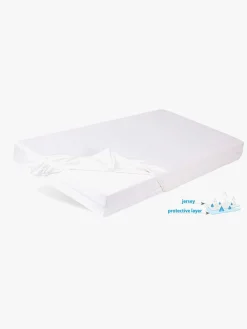 BabyMatex Hygienic Jersey Vandtæt Stræklagen til Tremmeseng 40 x 90 cm, Hvid