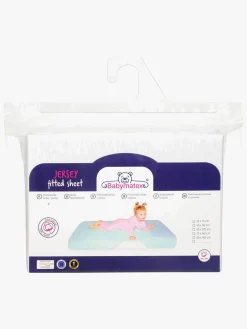 BabyMatex Hygienic Jersey Vandtæt Stræklagen til Tremmeseng 60 x 120 cm, Hvid