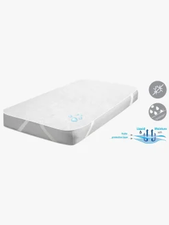 BabyMatex Hygienic Stabile Rullemadras til Juniorseng 70x140 cm Vandtæt, Hvid