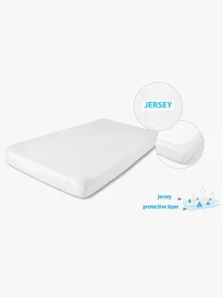 BabyMatex Jersey Waterproof Stræklagen 60x120, Light Grey