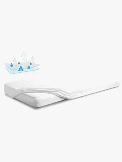 BabyMatex Premium Frotté Stræklagen til Tremmeseng 60 x 120 cm, Hvid