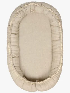 BabyMatex Prestige Babynest Hør 55 x 80 cm, Beige