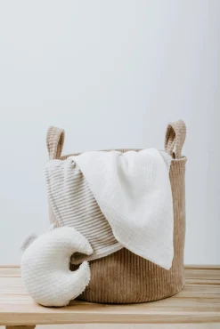 Baby's Only Baby Crib Tæppe Teddy Sense, Pebble Grey