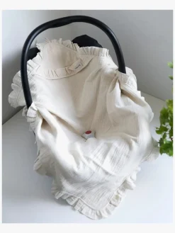 Baby's Only Hooded Baby Tæppe Calm, Warm Linen