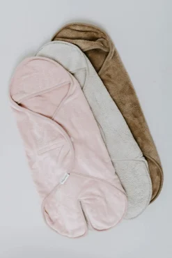 Baby's Only Hooded Baby Tæppe med Fødder Cozy, Urban Taupe