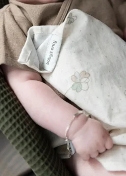 Baby's Only Tender Bomuldsstofble 3-pak, Linen/Clover