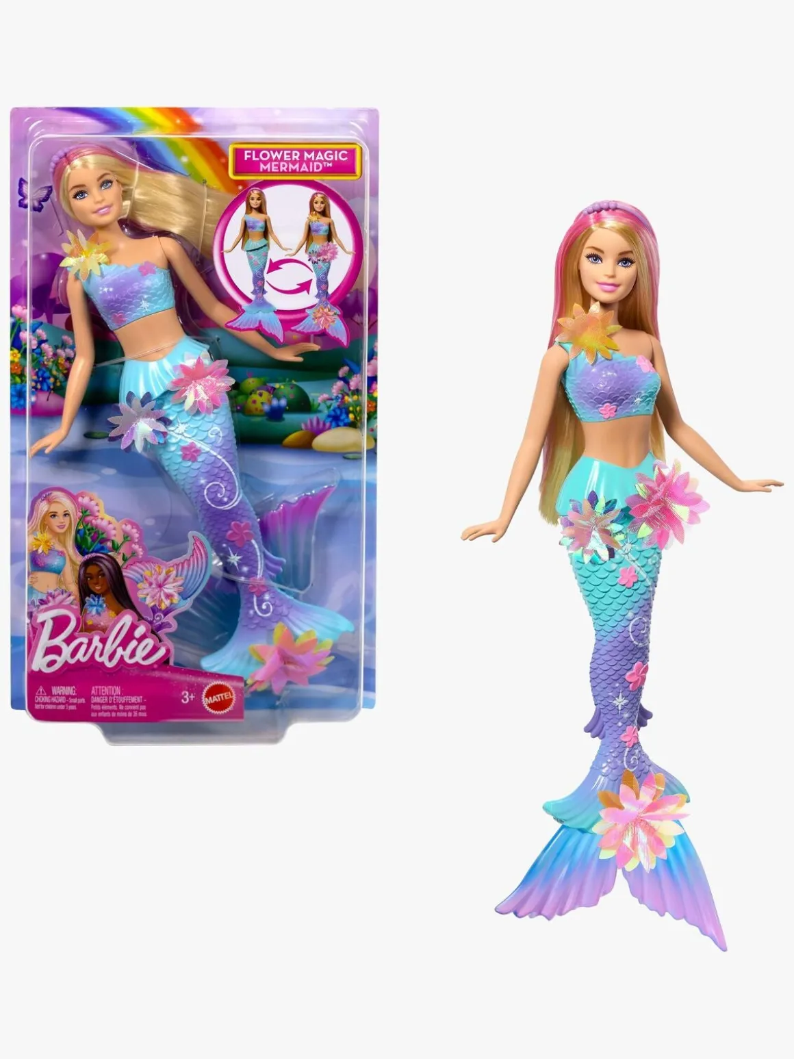 Barbie Blooming Mermaid Dukke, Lilla