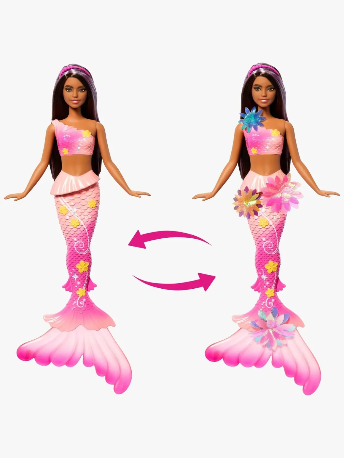 Barbie Blooming Mermaid Dukke, Pink