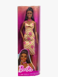 Barbie Fashionista Dukke i Ternet Kjole