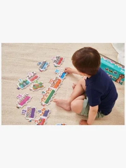 Barbo Toys 123 Puslespil Tog med Dyr 20 Brikker