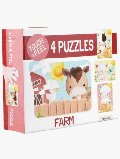 Barbo Toys  Rør og føl Puslespil Bondegårdsvenner 4-i-1