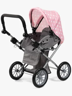 Bayer Design Combi Dukkevogn City, Grå/Lyserød