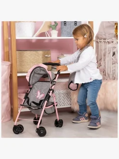 Bayer Design Dukkeklapvogn med Kaleche, Grå