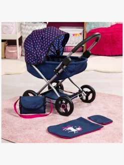 Bayer Design Dukkevogn Cosy, Blå/Lyserød