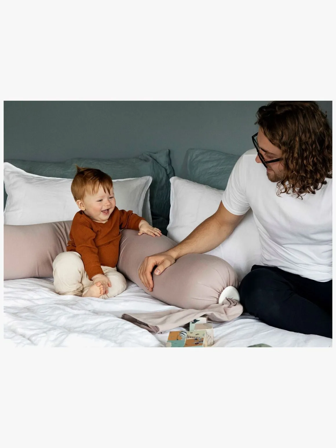 bbhugme Graviditets- & Ammepudebetræk, Dusty Pink