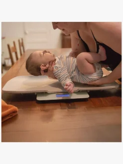 bblüv 2-i-1 Digitalt Babyvægt, Beige