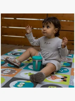 bblüv Kop Anti-spill 4-in-1, Aqua/Grey