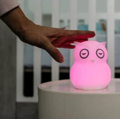 bblüv Natlampe med Touch & Fjernbetjening, Ugle