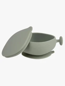 b.box Skål med Låg Silikone, Sage