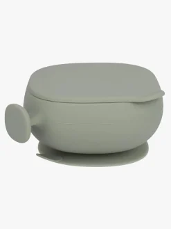 b.box Skål med Låg Silikone, Sage