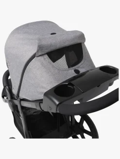 Beemoo Activity Go Aktivitetsklapvogn, Black/Dark Grey