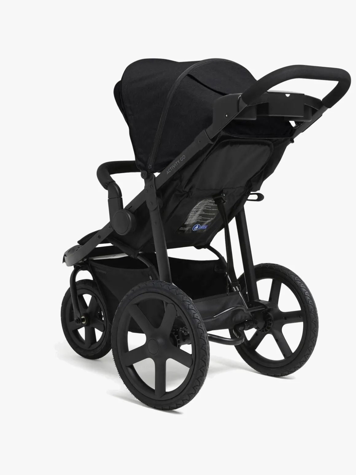 Beemoo Activity Go Aktivitetsklapvogn, Black