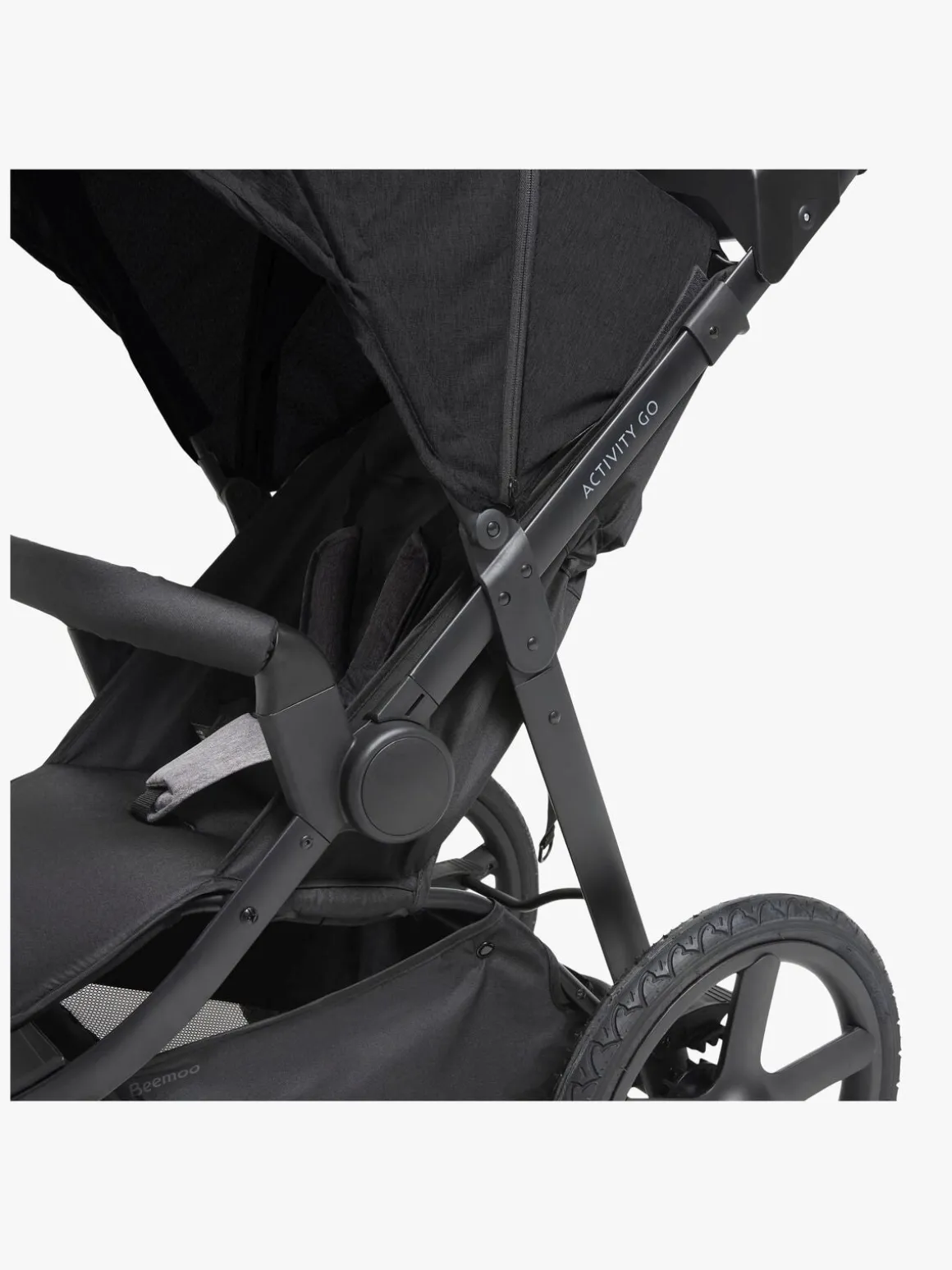 Beemoo Activity Go Aktivitetsklapvogn, Black