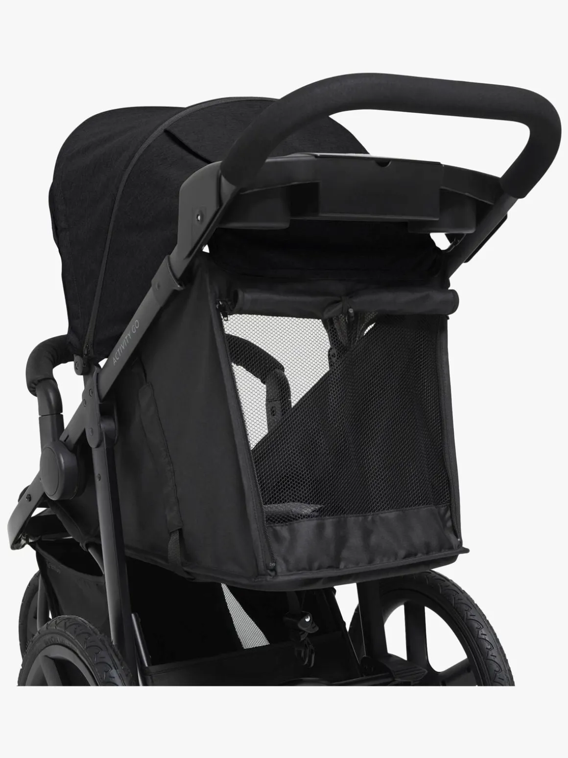 Beemoo Activity Go Aktivitetsklapvogn, Black